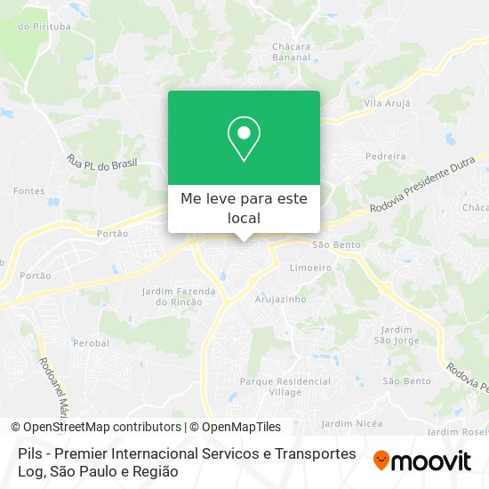 Pils - Premier Internacional Servicos e Transportes Log mapa