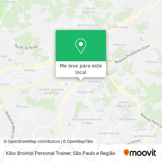 Kiko Broinizi Personal Trainer mapa