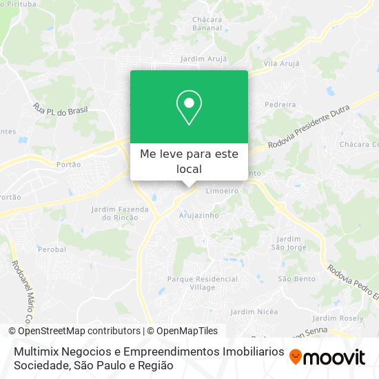 Multimix Negocios e Empreendimentos Imobiliarios Sociedade mapa