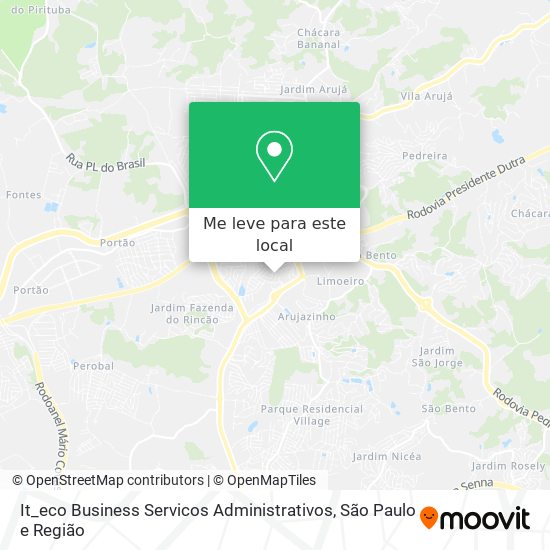 It_eco Business Servicos Administrativos mapa