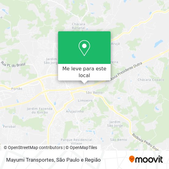 Mayumi Transportes mapa