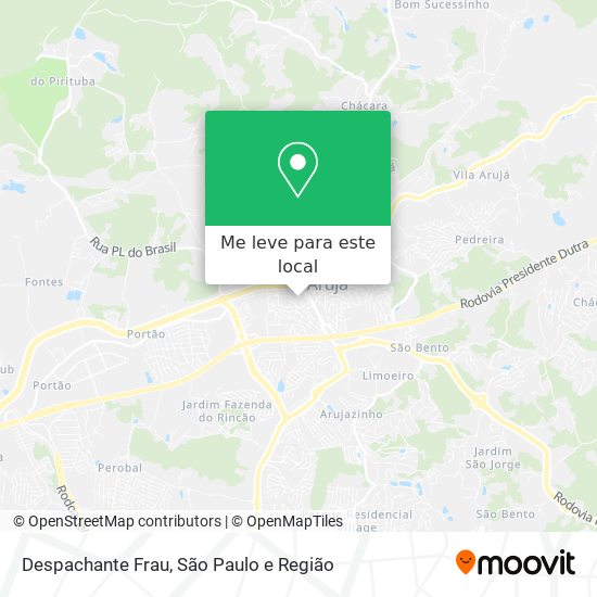 Despachante Frau mapa