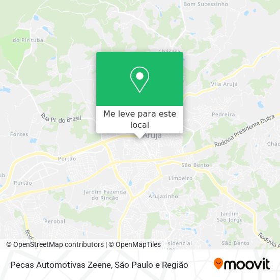 Pecas Automotivas Zeene mapa