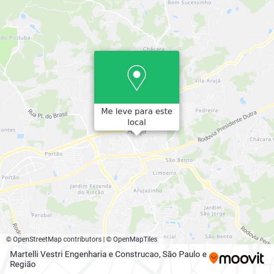 Martelli Vestri Engenharia e Construcao mapa