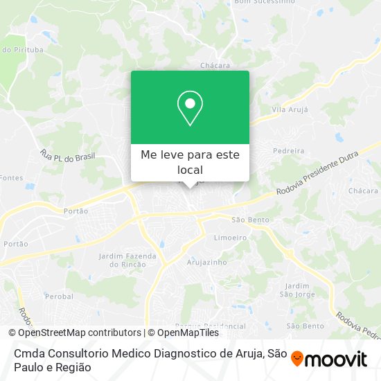 Cmda Consultorio Medico Diagnostico de Aruja mapa