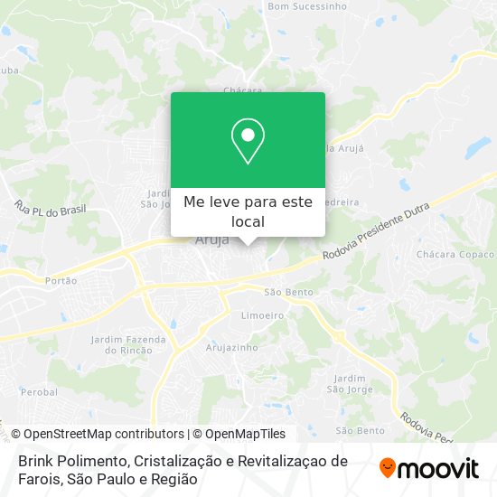 Brink Polimento, Cristalização e Revitalizaçao de Farois mapa