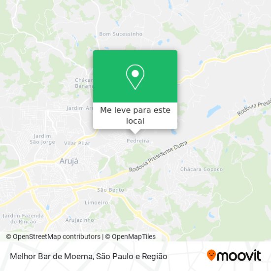 Melhor Bar de Moema mapa
