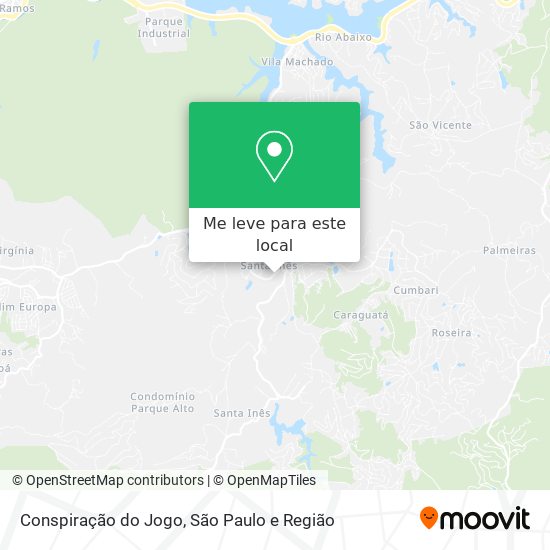 Conspiração do Jogo mapa