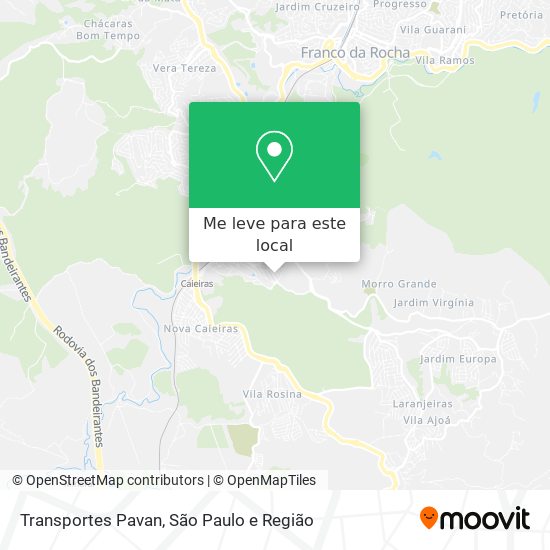 Transportes Pavan mapa