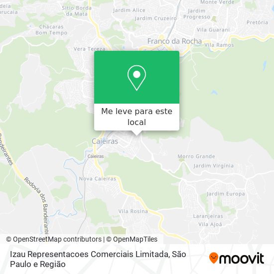 Izau Representacoes Comerciais Limitada mapa