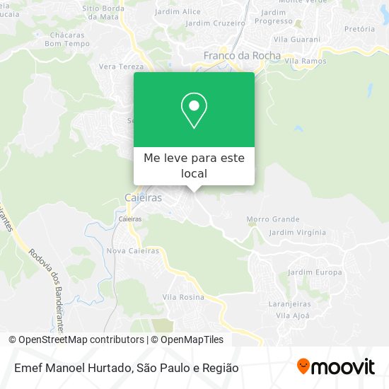Emef Manoel Hurtado mapa