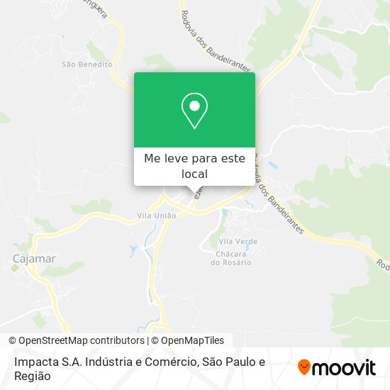 Impacta S.A. Indústria e Comércio mapa