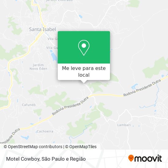 Motel Cowboy mapa