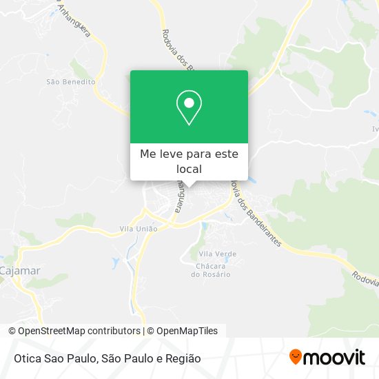 Otica Sao Paulo mapa