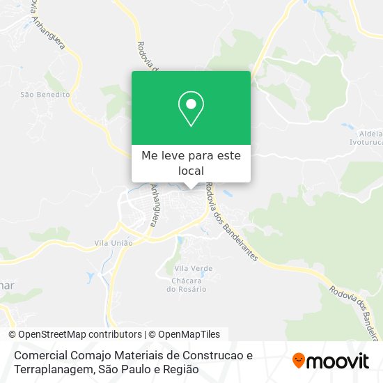 Comercial Comajo Materiais de Construcao e Terraplanagem mapa