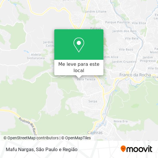Mafu Nargas mapa