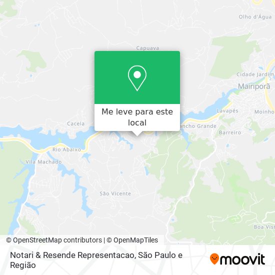 Notari & Resende Representacao mapa