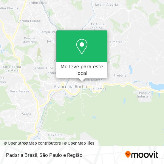 Padaria Brasil mapa