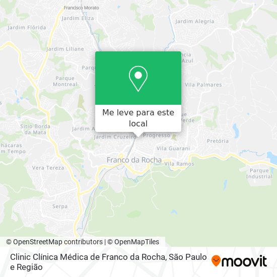 Clinic Clínica Médica de Franco da Rocha mapa