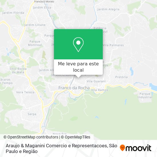 Araujo & Maganini Comercio e Representacoes mapa