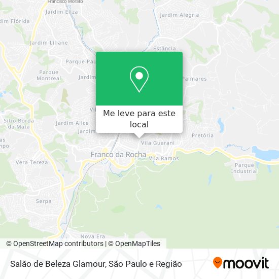 Salão de Beleza Glamour mapa
