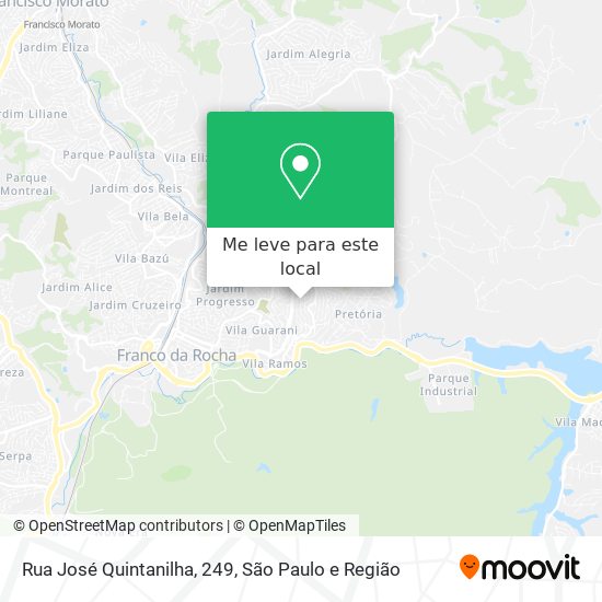 Rua José Quintanilha, 249 mapa