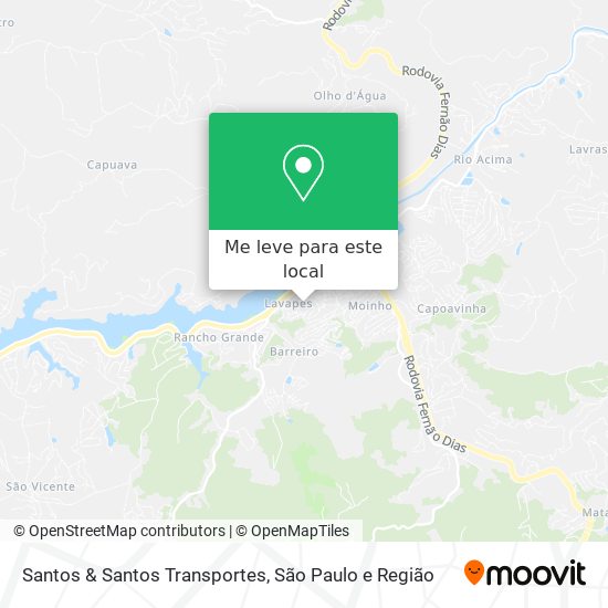 Santos & Santos Transportes mapa