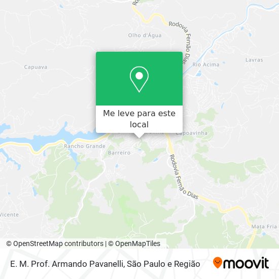 E. M. Prof. Armando Pavanelli mapa