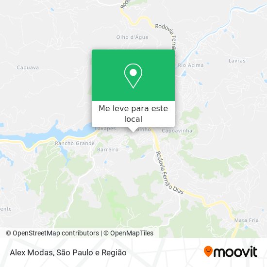 Alex Modas mapa