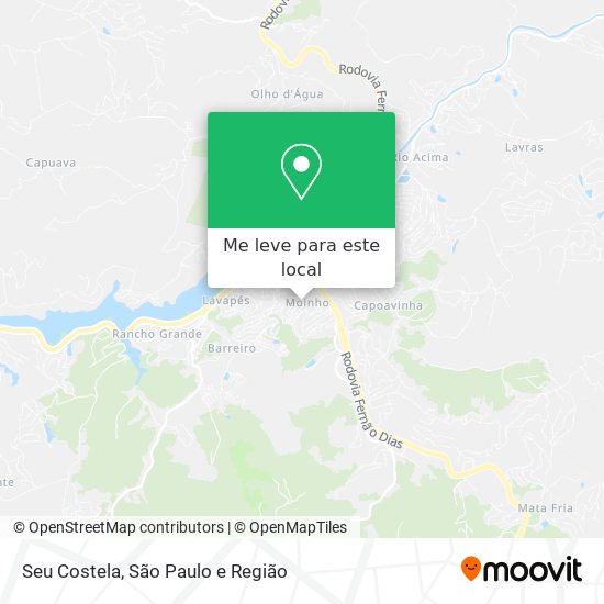 Seu Costela mapa