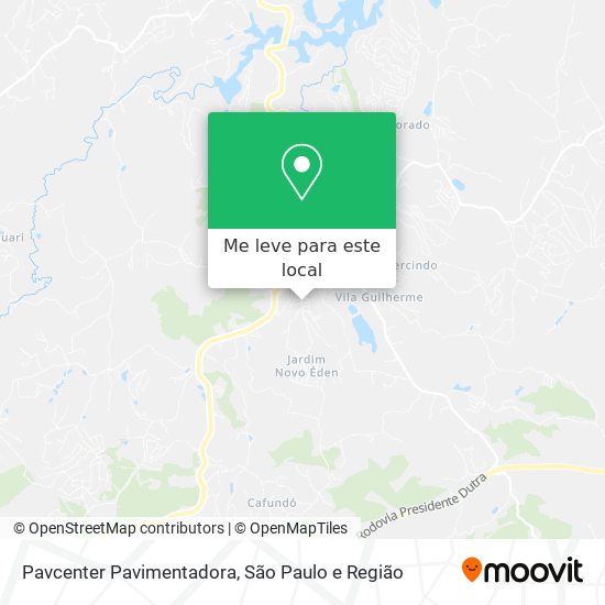 Pavcenter Pavimentadora mapa