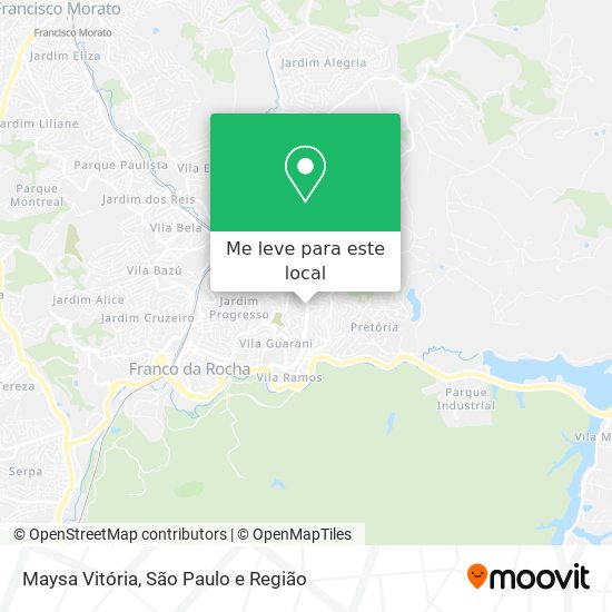 Maysa Vitória mapa