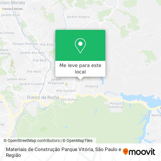 Materiais de Construção Parque Vitória mapa