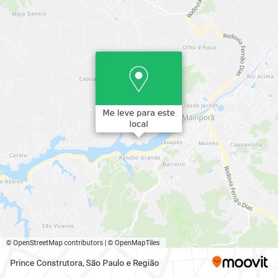 Prince Construtora mapa