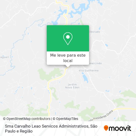 Sma Carvalho Leao Servicos Administrativos mapa