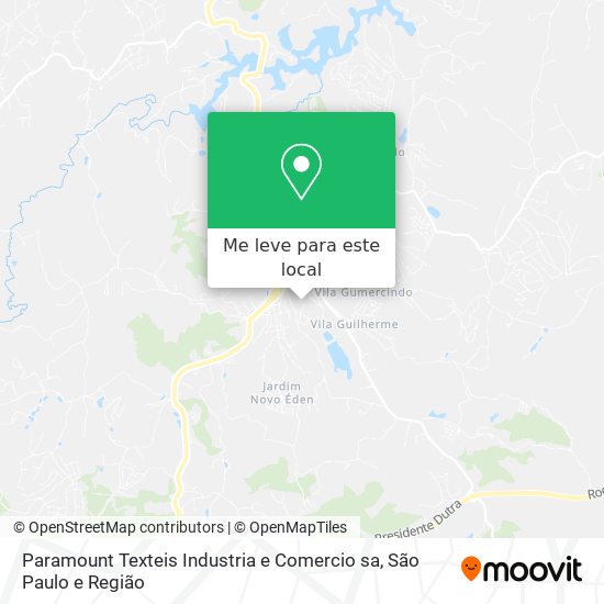 Paramount Texteis Industria e Comercio sa mapa