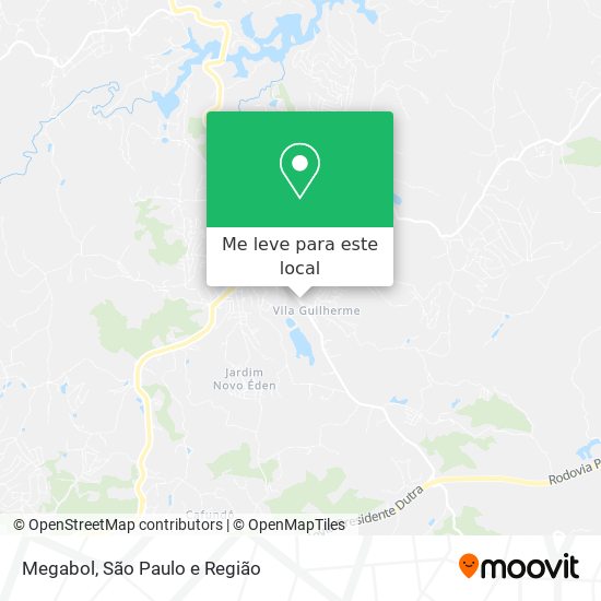 Megabol mapa