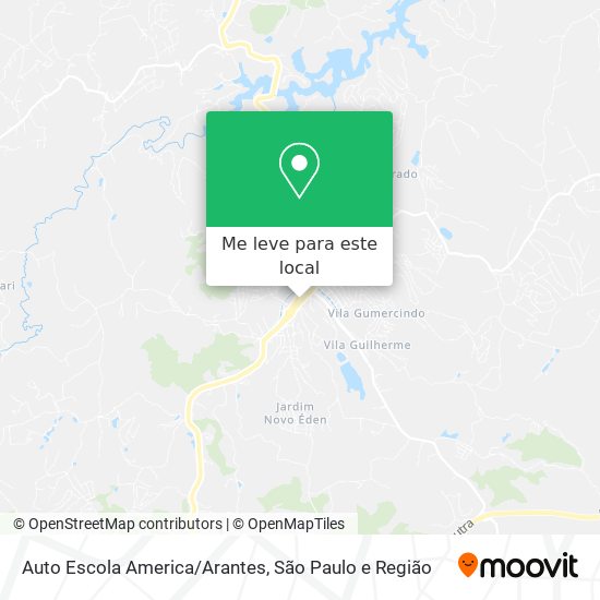 Auto Escola America/Arantes mapa