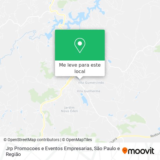 Jrp Promocoes e Eventos Empresarias mapa