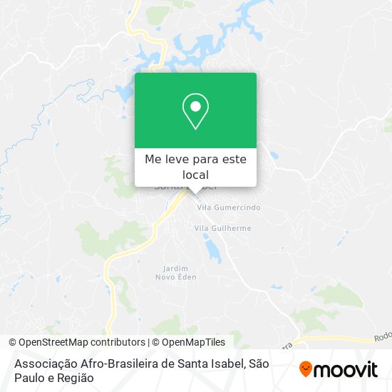 Associação Afro-Brasileira de Santa Isabel mapa