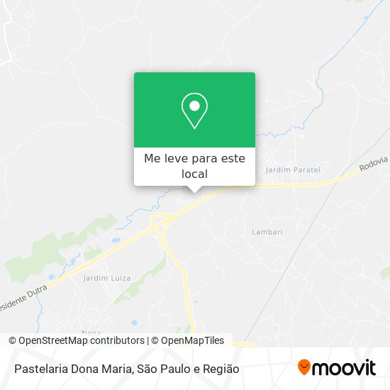 Pastelaria Dona Maria mapa