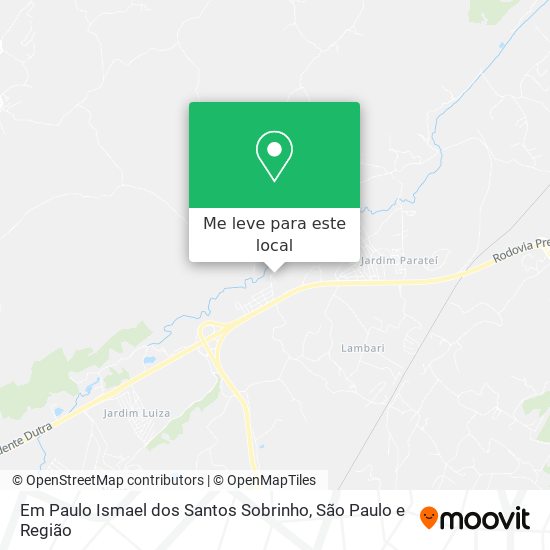 Em Paulo Ismael dos Santos Sobrinho mapa