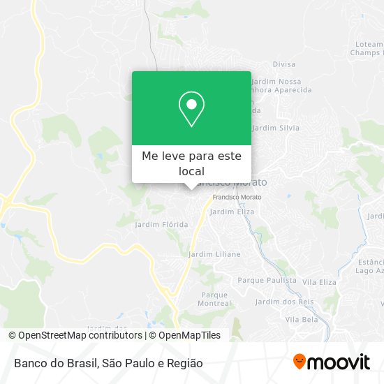 Banco do Brasil mapa