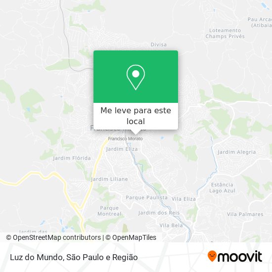 Luz do Mundo mapa
