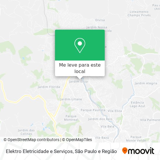 Elektro Eletricidade e Serviços mapa