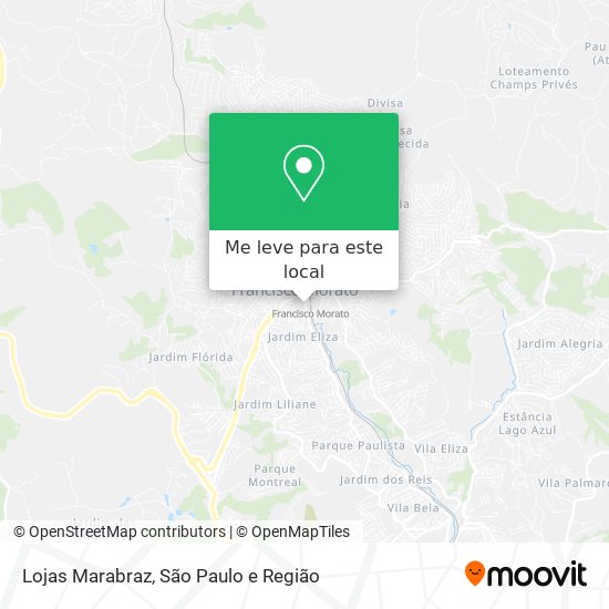 Lojas Marabraz mapa
