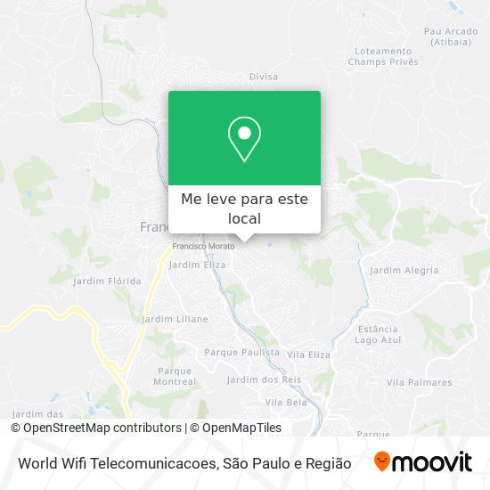 World Wifi Telecomunicacoes mapa