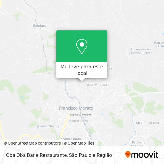 Oba Oba Bar e Restaurante mapa