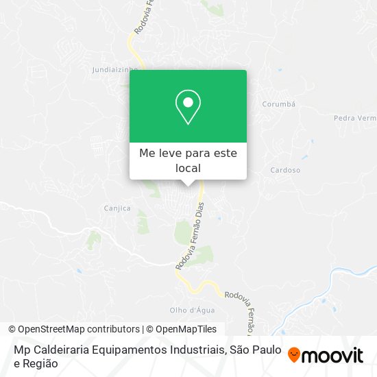 Mp Caldeiraria Equipamentos Industriais mapa