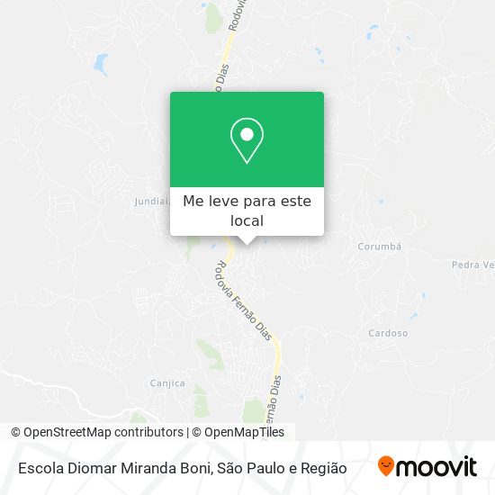 Escola Diomar Miranda Boni mapa